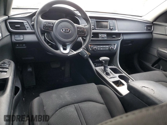 2017 Kia Optima LX with VIN 5XXGT4L36HG143791, listed as a Copart auction lot 54259095 with 129,164 mi miles and Clean Title. Bid and sale history available at carsss.com. Image 8.