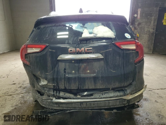 2022 GMC Terrain SLT with VIN 3GKALPEV4NL101114, listed as a Copart auction lot 44889475 with 86,800 mi miles and Salvage Title. Bid and sale history available at carsss.com. Image 6.