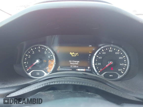 2016 Jeep Renegade Trailhawk with VIN ZACCJBCT0GPD21696, listed as a IAAI auction lot 42651973 with 91,106 mi miles and . Bid and sale history available at DreamBid. Image 7.