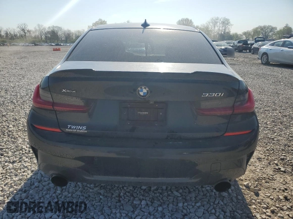 2019 BMW 3 Series 330i xDrive with VIN WBA5R7C51KAJ81891, listed as a Copart auction lot 54197695 with 70,722 mi miles and Salvage title. Bid and sale history available at DreamBid. Image 6.