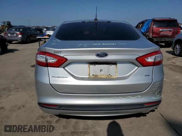 2016 Ford Fusion SE with VIN 3FA6P0H7XGR134795, listed as a Copart auction lot 43694375 with Not Provided miles and Salvage Title. Bid and sale history available at carsss.com. Image 6.