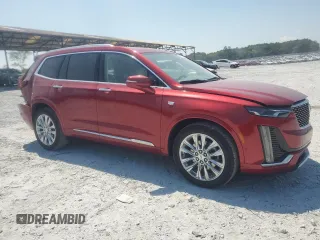 2022 Cadillac XT6 Premium Luxury with VIN 1GYKPCRS2NZ103363, listed as a Copart auction lot 66564404 with 25,114 mi miles and Salvage Title. Bid and sale history available at carsss.com. Image 4.