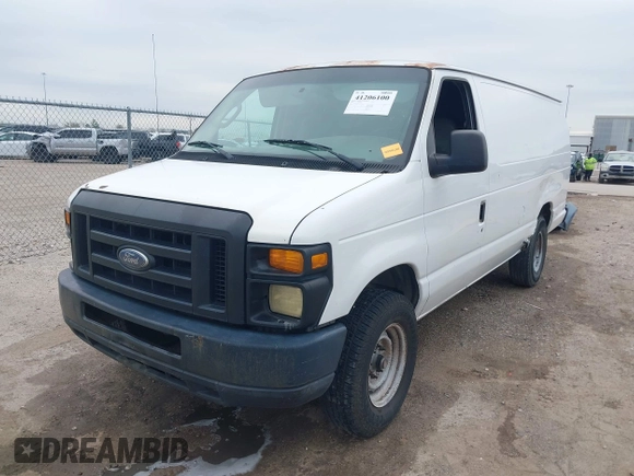 2008 Ford Econoline Cargo Commercial with VIN 1FTNS24L68DA24209, listed as a IAAI auction lot 41206100 with 211,288 mi miles and . Bid and sale history available at DreamBid. Image 19.