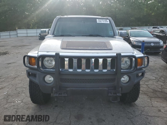 2006 Hummer H3 z VIN 5GTDN136668318328, wystawiony jako Copart lot #55275195 z przebiegiem 266 391 mil mil oraz Nie do naprawy • Non repairable. Historia ofert i sprzedaży dostępna na DreamBid. Obrazek 5.