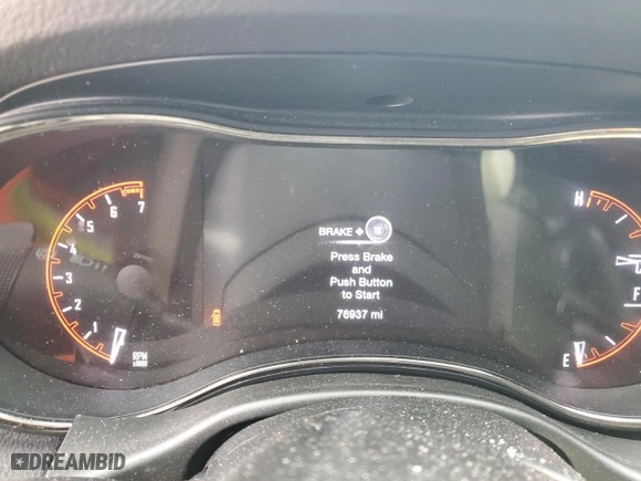 2020 Dodge Durango GT with VIN 1C4RDHDG3LC118659, listed as a Copart auction lot 87187394 with 76,937 mi miles and Salvage Title. Bid and sale history available at carsss.com. Image 9.