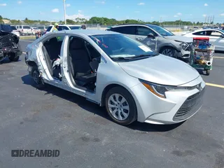 2024 Toyota Corolla LE with VIN 5YFB4MDE4RP196554, listed as a IAAI auction lot 42560414 with 75,676 mi miles and . Bid and sale history available at DreamBid. Image 1.