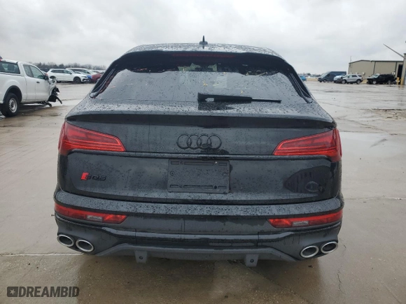 2024 Audi SQ5 Sportback Premium Plus with VIN WA124AFYXR2074022, listed as a Copart auction lot 87796575 with 6,124 mi miles and Clean Title. Bid and sale history available at carsss.com. Image 6.