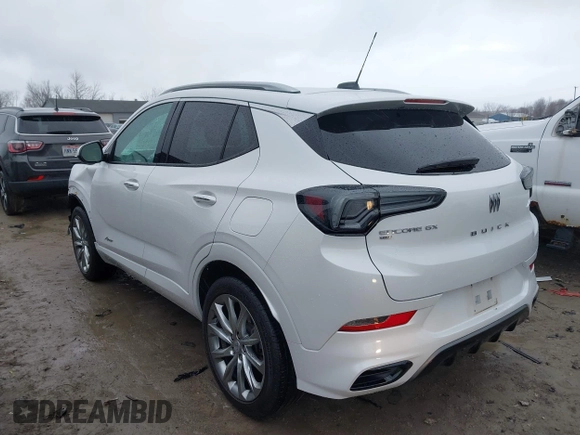 2024 Buick Encore GX Avenir with VIN KL4AMGSL6RB018247, listed as a IAAI auction lot 41832353 with 16,001 mi miles and . Bid and sale history available at DreamBid. Image 3.