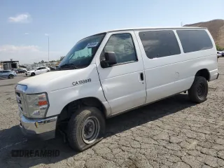 2014 Ford Econoline Passenger XL with VIN 1FBNE3BLXEDA14976, listed as a Copart auction lot 65948404 with 285,655 mi miles and Salvage Title. Bid and sale history available at DreamBid. Image 1.