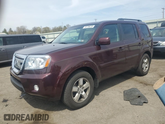 2009 Honda Pilot EX with VIN 5FNYF48469B011311, listed as a Copart auction lot 53736235 with 213,133 mi miles and Salvage Title. Bid and sale history available at DreamBid. Image 1.
