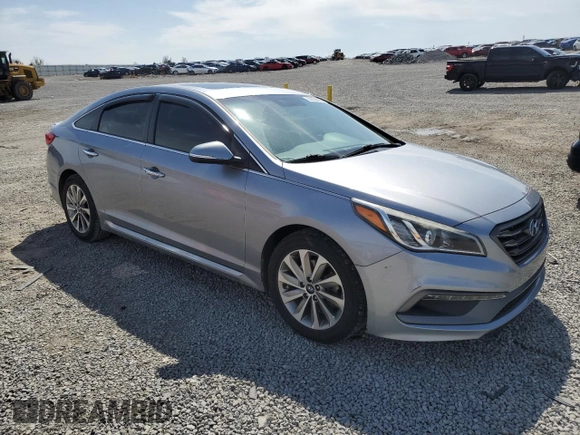 2017 Hyundai Sonata Sport with VIN 5NPE34AFXHH583540, listed as a Copart auction lot 51006665 with 133,404 mi miles and Salvage Title. Bid and sale history available at DreamBid. Image 4.