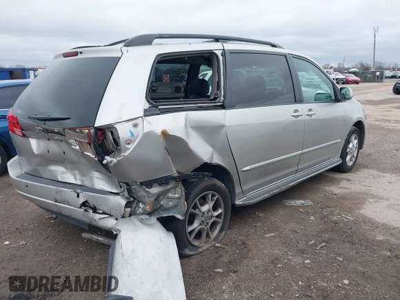 2004 Toyota Sienna XLE with VIN 5TDZA22CX4S072592, listed as a IAAI auction lot 41558873 with 267,785 mi miles and . Bid and sale history available at DreamBid. Image 4.
