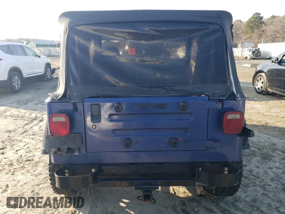1994 Jeep Wrangler S with VIN 1J4FY19PXRP404320, listed as a Copart auction lot 85633464 with 130,824 mi miles and Salvage Title. Bid and sale history available at carsss.com. Image 6.