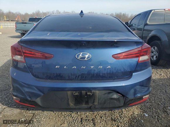 2020 Hyundai Elantra Value Edition with VIN 5NPD84LF7LH512783, listed as a Copart auction lot 49047325 with 72,180 mi miles and Salvage Title. Bid and sale history available at carsss.com. Image 6.
