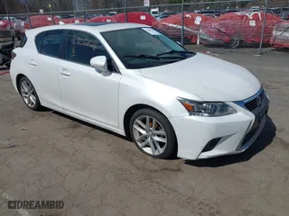 2015 Lexus CT 200h Hybrid with VIN JTHKD5BH2F2230423, listed as a IAAI auction lot 41906626 with 225,417 mi miles. Bid and sale history available at carsss.com. Image 1.