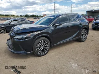 2023 Lexus RX with VIN 2T2BAMCA4PC003366, listed as a Copart auction lot 61029624 with 25,053 mi miles and Salvage Title. Bid and sale history available at carsss.com. Image 1.