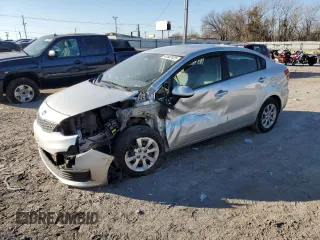 2017 Kia Rio LX with VIN KNADM4A34H6117995, listed as a Copart auction lot 41587425 with 131,941 mi miles and Salvage Title. Bid and sale history available at carsss.com. Image 1.