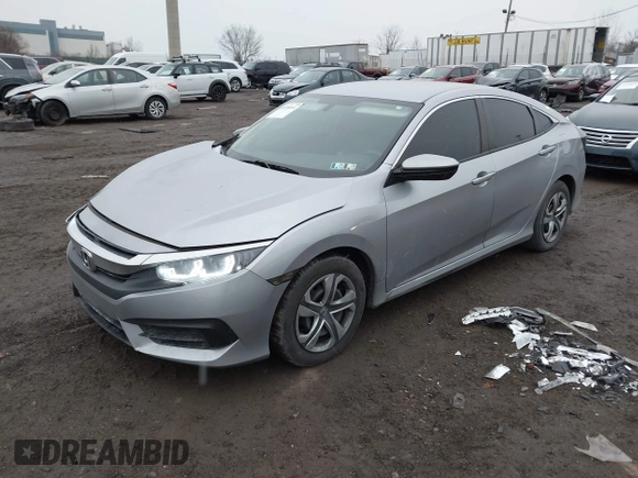 2018 Honda Civic LX with VIN 2HGFC2F56JH585343, listed as a IAAI auction lot 41558691 with 123,838 mi miles. Bid and sale history available at carsss.com. Image 18.