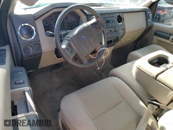2008 Ford F-350 with VIN 1FTWX30R08ED03347, listed as a Copart auction lot 54692575 with 161,056 mi miles and Salvage title. Bid and sale history available at DreamBid. Image 8.