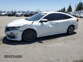 2021 Honda Civic LX z VIN 2HGFC2F60MH539648, wystawiony jako Copart lot #57490435 z przebiegiem 70 414 mil mil oraz Szkoda całkowita • Salvage title. Historia ofert i sprzedaży dostępna na DreamBid. Obrazek 1.