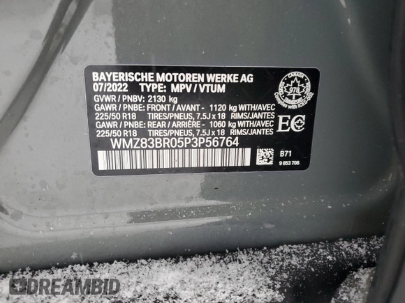 2023 MINI Countryman Cooper S z VIN WMZ83BR05P3P56764, wystawiony jako Copart lot #86281444 z przebiegiem Nie podano mil oraz Czysty tytuł • Clean title. Historia ofert i sprzedaży dostępna na DreamBid. Obrazek 13.