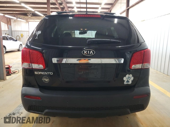 2012 Kia Sorento LX with VIN 5XYKT4A27CG200136, listed as a Copart auction lot 48367015 with 127,974 mi miles and Salvage Title. Bid and sale history available at carsss.com. Image 6.