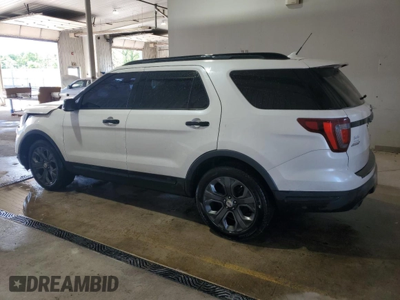 2018 Ford Explorer Sport с VIN 1FM5K8GT1JGC46235, выставлен на аукционе Copart как лот 55940205 с пробегом 167 357 миль миль и Списание • Salvage title. История ставок и продаж доступна на DreamBid. Изображение 2.