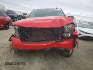 2020 Chevrolet Silverado 1500 Custom with VIN 3GCPWBEH9LG353375, listed as a Copart auction lot 43053215 with 47,410 mi miles and Salvage Title. Bid and sale history available at carsss.com. Image 5.