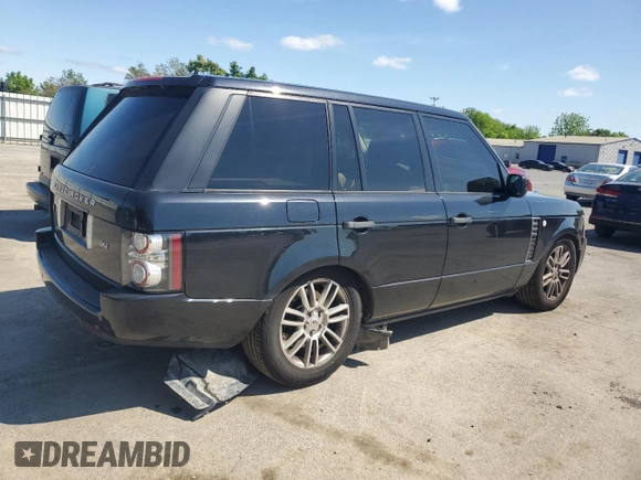 2011 Land Rover Range Rover HSE with VIN SALME1D43BA358396, listed as a Copart auction lot 57462145 with 161,192 mi miles and Salvage title. Bid and sale history available at DreamBid. Image 3.