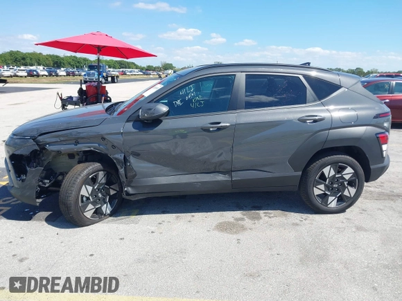 2025 Hyundai Kona SEL with VIN KM8HBCAB6SU232611, listed as a IAAI auction lot 42016054 with 6,383 mi miles. Bid and sale history available at carsss.com. Image 6.