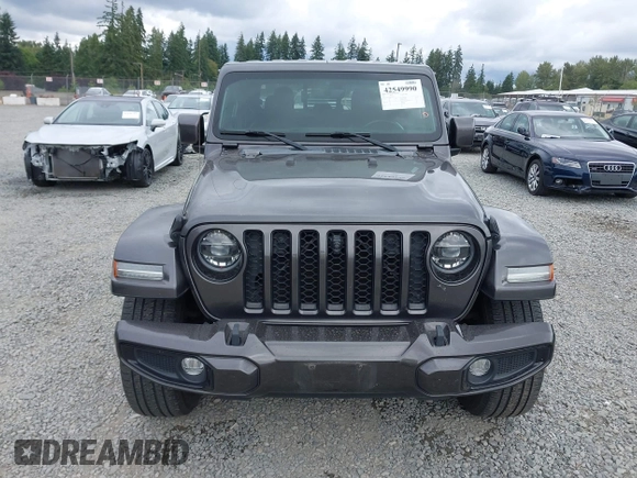 2021 Jeep Gladiator High Altitude with VIN 1C6HJTFG8ML567087, listed as a IAAI auction lot 42549990 with 30,437 mi miles and . Bid and sale history available at DreamBid. Image 13.
