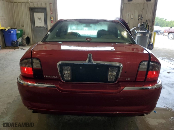 2005 Lincoln LS w/Luxury Pkg with VIN 1LNHM86S25Y609075, listed as a Copart auction lot 68688844 with 109,922 mi miles and Salvage Title. Bid and sale history available at carsss.com. Image 6.