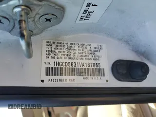 1997 Honda Accord LX with VIN 1HGCD5631VA187865, listed as a Copart auction lot 72278014 with 201,204 mi miles and Salvage Title. Bid and sale history available at carsss.com. Image 12.