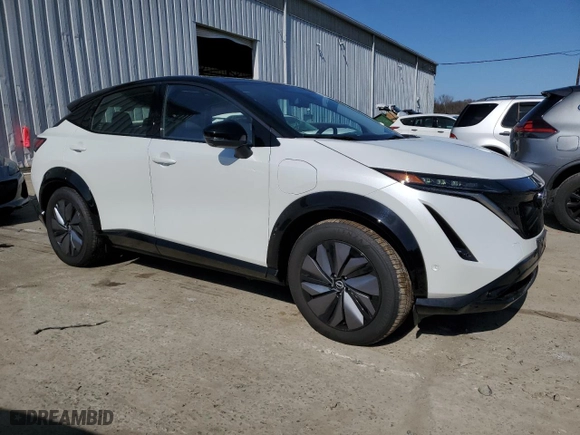 2023 Nissan ARIYA PLATINUM+ with VIN JN1DF0CD7PM705902, listed as a Copart auction lot 46476494 with 6,411 mi miles. Bid and sale history available at carsss.com. Image 4.