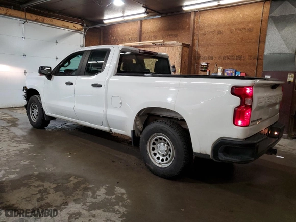 2019 Chevrolet Silverado 1500 Work Truck with VIN 1GCRYAEFXKZ329225, listed as a Copart auction lot 85710094 with 124,441 mi miles and Salvage Title. Bid and sale history available at carsss.com. Image 2.