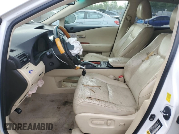 2010 Lexus RX 350 z VIN 2T2BK1BAXAC052379, wystawiony jako Copart lot #55338765 z przebiegiem 221 698 mil mil oraz Szkoda całkowita • Salvage title. Historia ofert i sprzedaży dostępna na DreamBid. Obrazek 7.