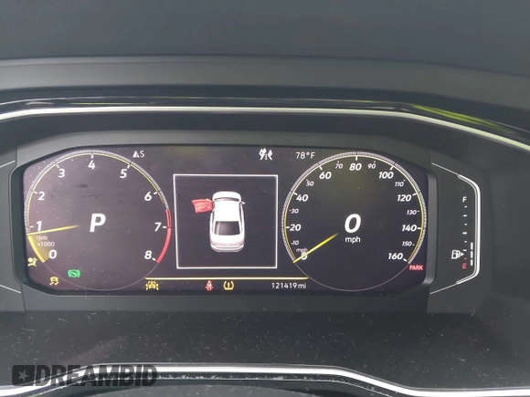 2020 Volkswagen Jetta GLI S with VIN 3VW6T7BU8LM058477, listed as a IAAI auction lot 41504769 with 121,419 mi miles and . Bid and sale history available at DreamBid. Image 7.
