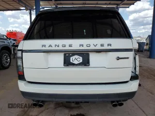2017 Land Rover Range Rover with VIN SALGW2FEXHA371662, listed as a Copart auction lot 59715995 with 55,365 mi miles and Salvage title. Bid and sale history available at DreamBid. Image 6.