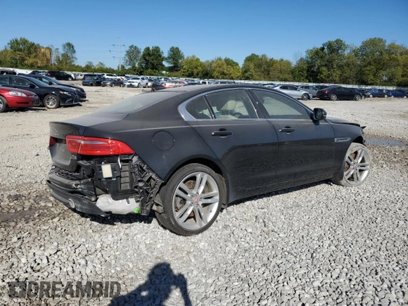 2017 Jaguar XE 35t Prestige with VIN SAJAK4BV7HA946778, listed as a Copart auction lot 74342964 with 0 mi miles and Salvage Title. Bid and sale history available at carsss.com. Image 3.