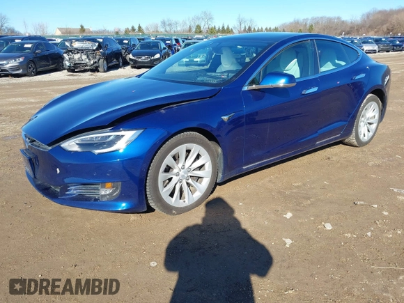 2017 Tesla Model S 100D with VIN 5YJSA1E20HF229362, listed as a IAAI auction lot 41698083 with 75,737 mi miles. Bid and sale history available at carsss.com. Image 20.