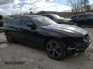 2020 BMW 3 Series 330i xDrive with VIN 3MW5R7J03L8B43762, listed as a Copart auction lot 65129272 with 12,900 mi miles. Bid and sale history available at carsss.com. Image 4.