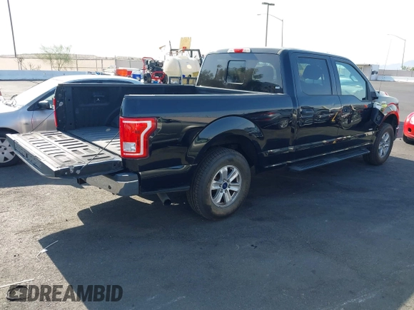 2017 Ford F-150 XL with VIN 1FTEW1CPXHKC93196, listed as a IAAI auction lot 42739550 with 184,046 mi miles and . Bid and sale history available at DreamBid. Image 4.