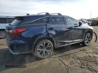 2018 Lexus RX with VIN JTJDZKCA9J2008494, listed as a Copart auction lot 51655695 with 59,542 mi miles and Salvage Title. Bid and sale history available at carsss.com. Image 3.
