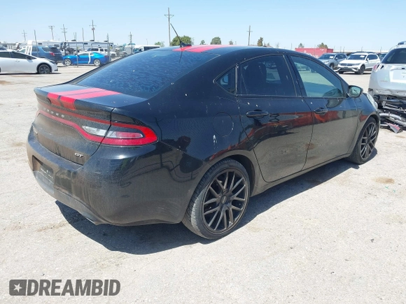 2015 Dodge Dart GT with VIN 1C3CDFEB0FD116948, listed as a IAAI auction lot 41987588 with 178,939 mi miles. Bid and sale history available at carsss.com. Image 4.