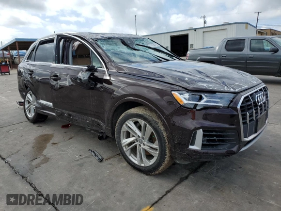 2020 Audi Q7 Premium Plus with VIN WA1LJAF73LD010114, listed as a Copart auction lot 74204703 with Not provided miles and . Bid and sale history available at DreamBid. Image 4.