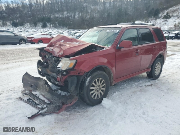 2010 Mercury Mariner Premier with VIN 4M2CN9H73AKJ07645, listed as a Copart auction lot 49712505 with 230,071 mi miles and Salvage Title. Bid and sale history available at carsss.com. Image 1.