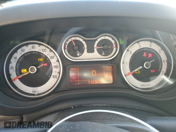 2014 FIAT 500L Trekking with VIN ZFBCFADH3EZ010853, listed as a Copart auction lot 78305134 with 112,381 mi miles and Salvage Title. Bid and sale history available at carsss.com. Image 9.
