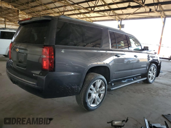 2017 Chevrolet Suburban Premier with VIN 1GNSCJKC8HR163863, listed as a Copart auction lot 78903514 with 142,212 mi miles and Salvage title. Bid and sale history available at DreamBid. Image 3.
