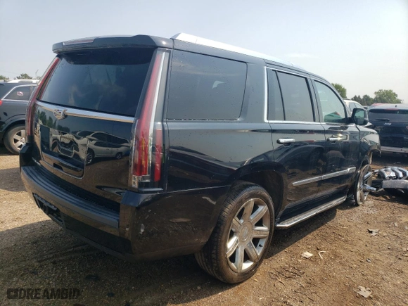2017 Cadillac Escalade Luxury with VIN 1GYS4BKJ2HR369359, listed as a Copart auction lot 64617964 with 105,931 mi miles and Salvage Title. Bid and sale history available at carsss.com. Image 3.