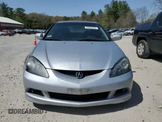 2002 Acura RSX Auto with VIN JH4DC54882C005078, listed as a Copart auction lot 55052255 with 165,549 mi miles and Clean Title. Bid and sale history available at carsss.com. Image 5.